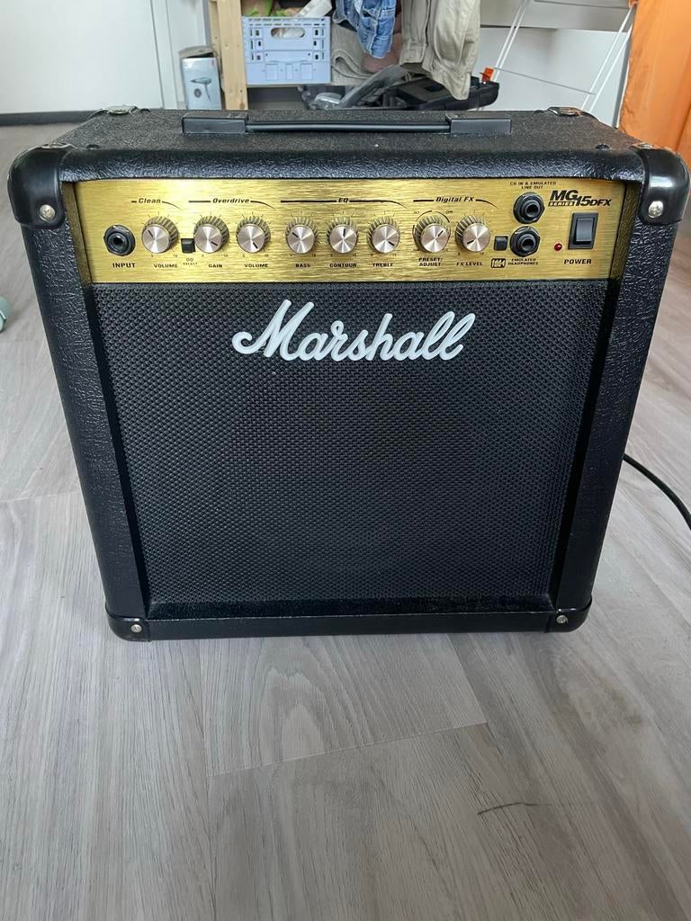Marshall MG15DFX gitaarversterker - Ideaal voor beginners!, Muziek en Instrumenten, Versterkers | Bas en Gitaar, Ophalen of Verzenden