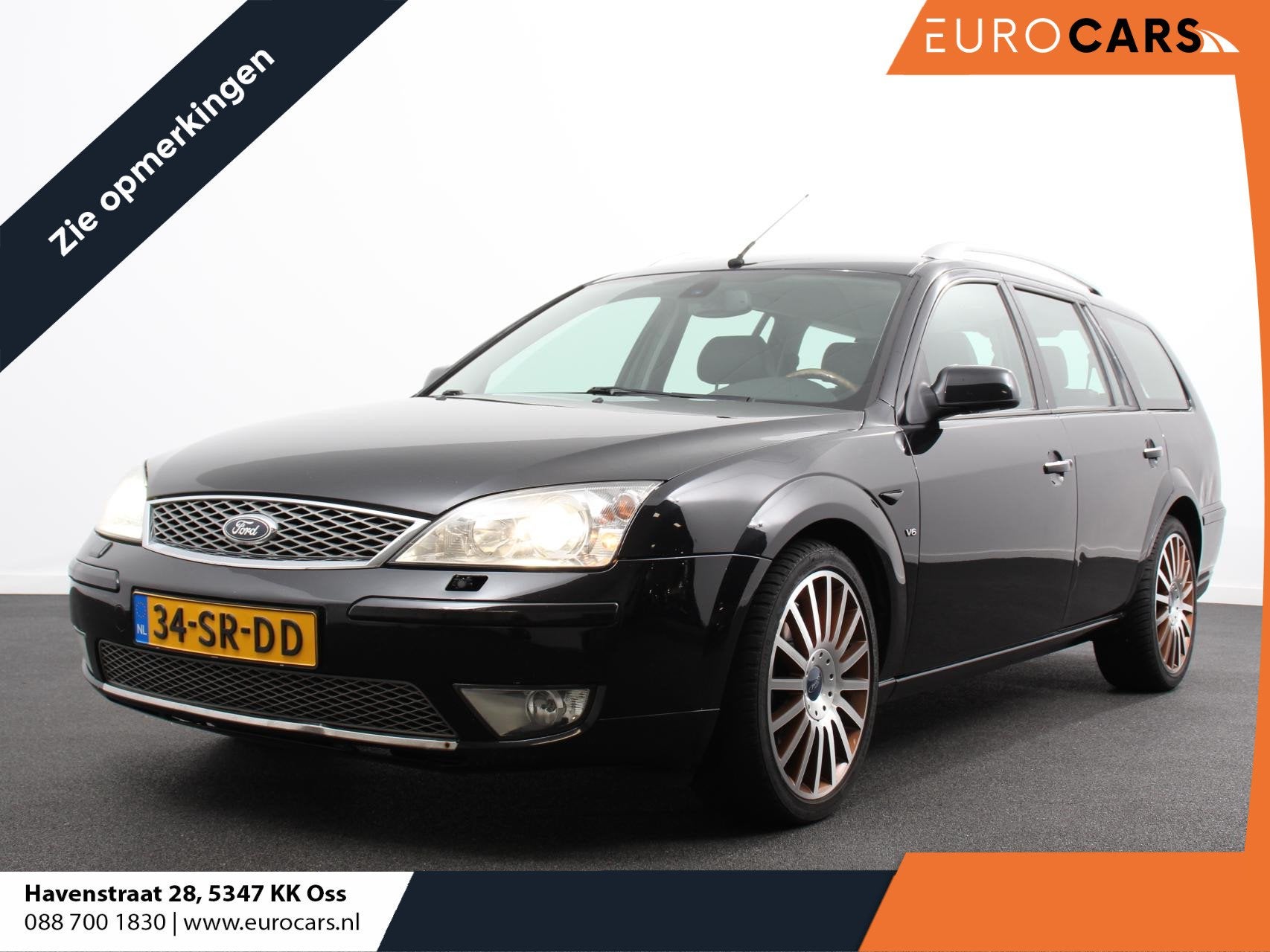 Ford Mondeo Wagon 2.5 V6 Ghia Executive Handel/Export ! Half, Auto's, Automatische klimaatregeling, 1445 kg, Zwart, 170 pk