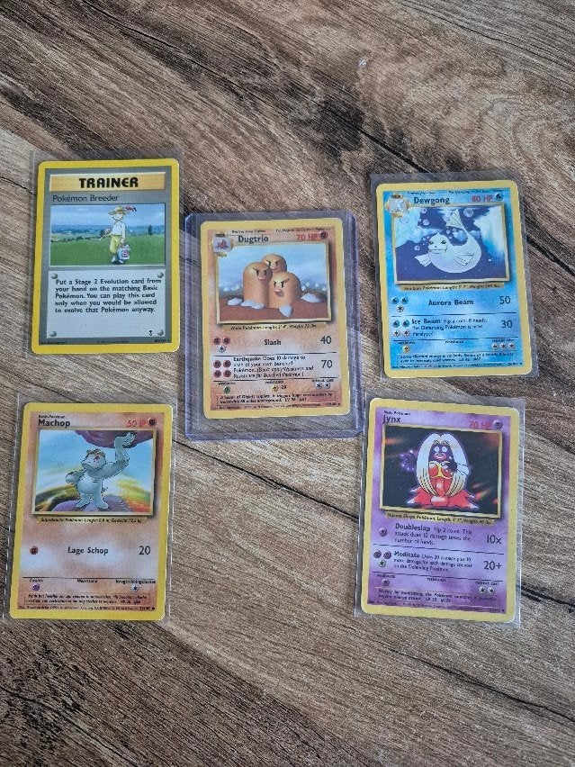 Pokémonkaarten Base Set, Ophalen of Verzenden, Gebruikt, Meerdere kaarten