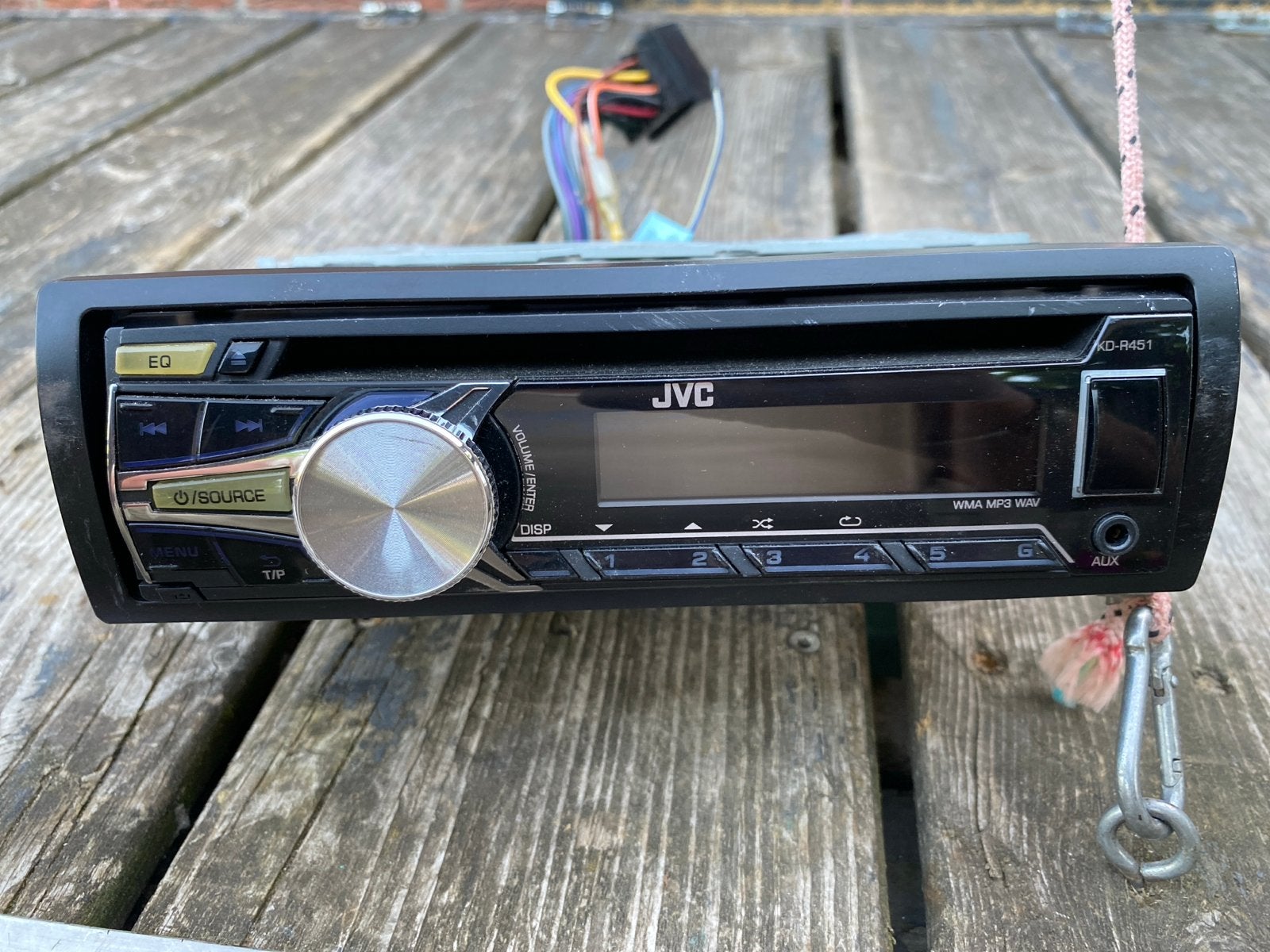 JVC KD-R451 CD-ontvanger met AUX-ingang, Ophalen of Verzenden, Gebruikt