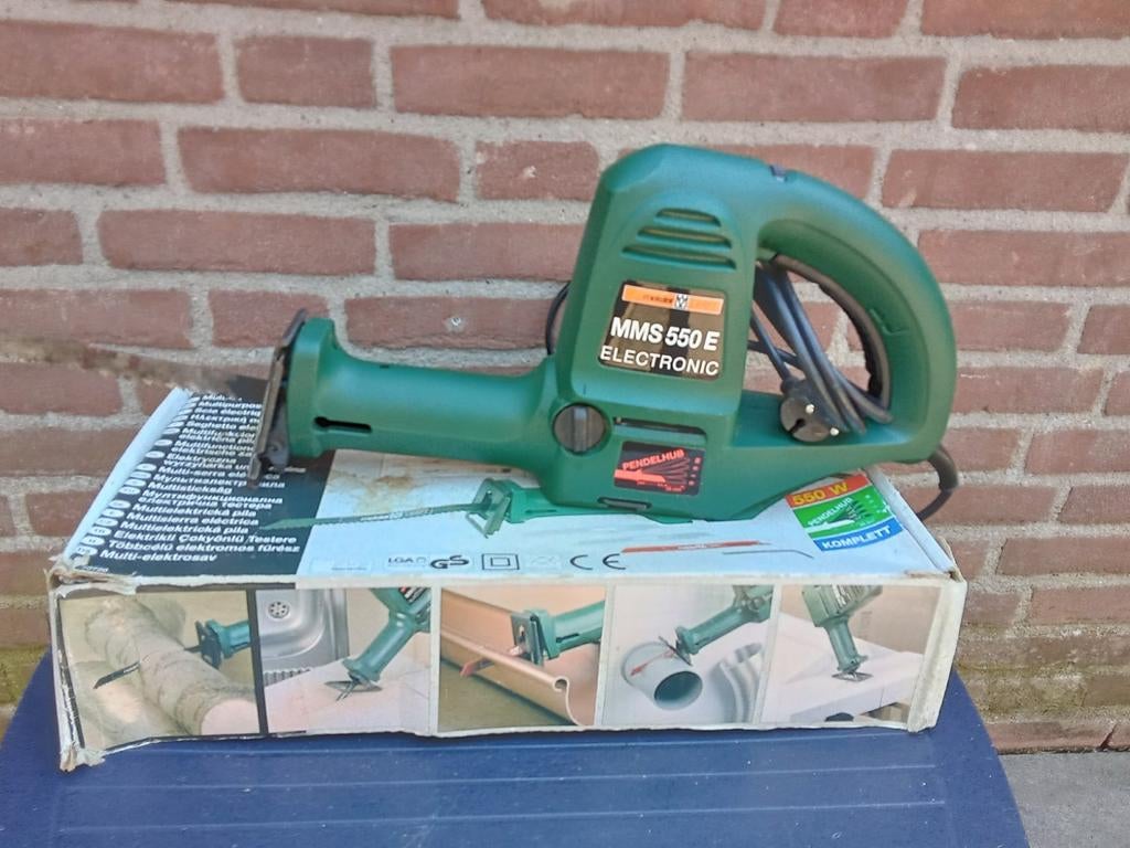 Elektrische multifunctionele zaag, Ophalen, Gebruikt, Elektrisch