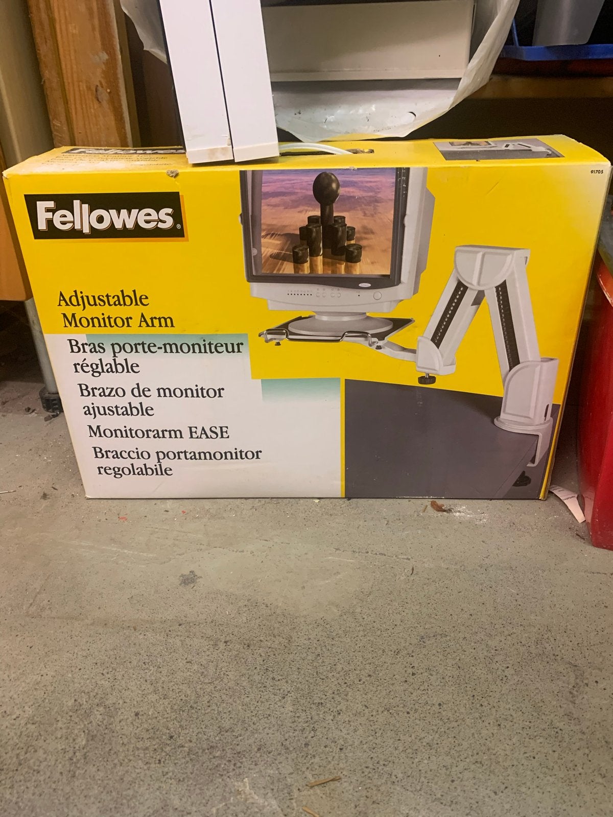 Fellowes verstelbare monitorarm - Nieuw in doos, Computers en Software, Ophalen