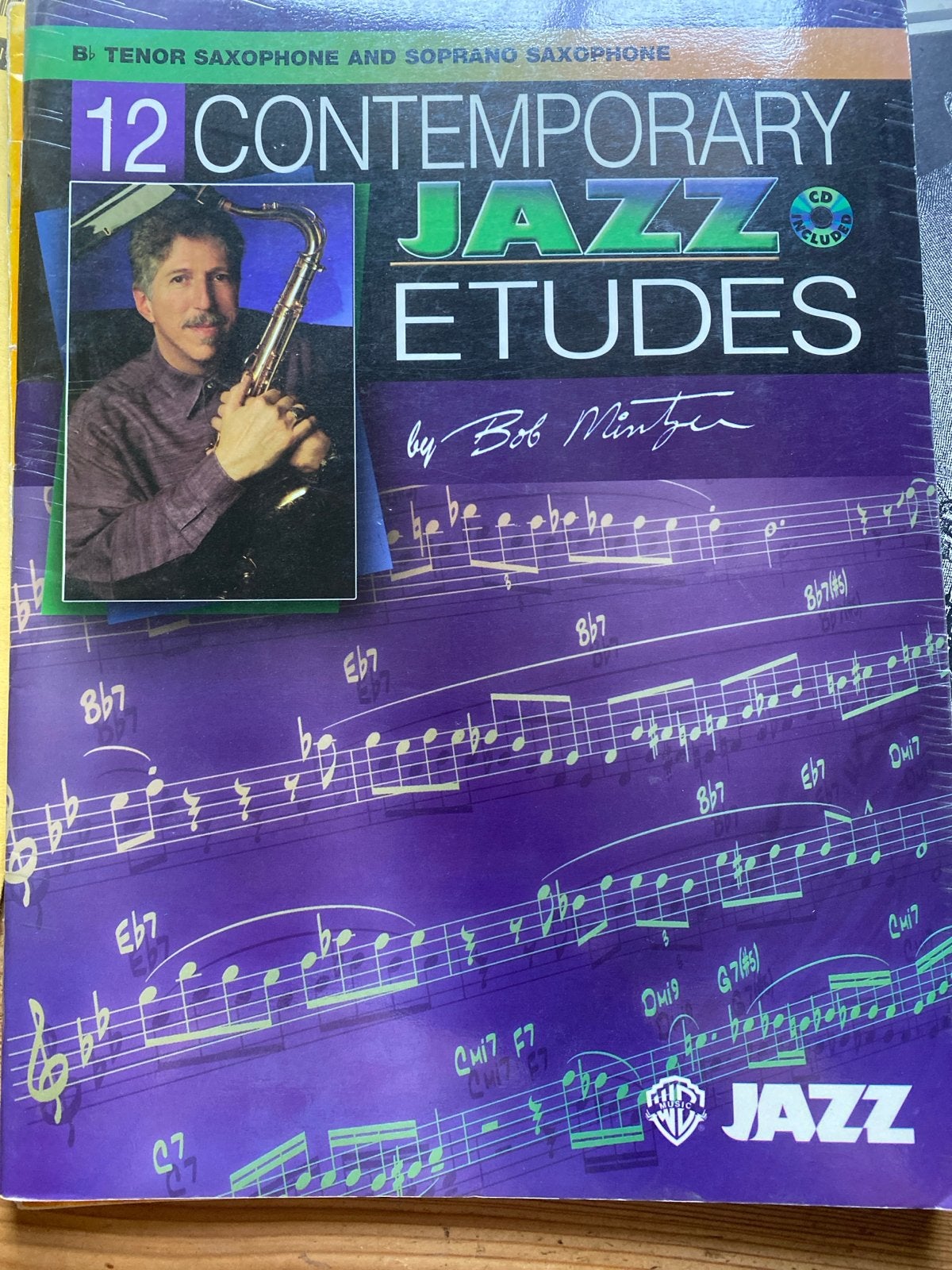 12 Contemporary Jazz Etudes - Bob Mintzer (Saxofoon), Ophalen of Verzenden, Zo goed als nieuw, Jazz, Saxofoon