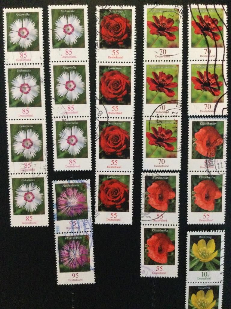 2006 diverze als rolzegels/stroken Mixlot 1 gestempeld 16-4, Verzenden, 1990 tot heden, Gestempeld