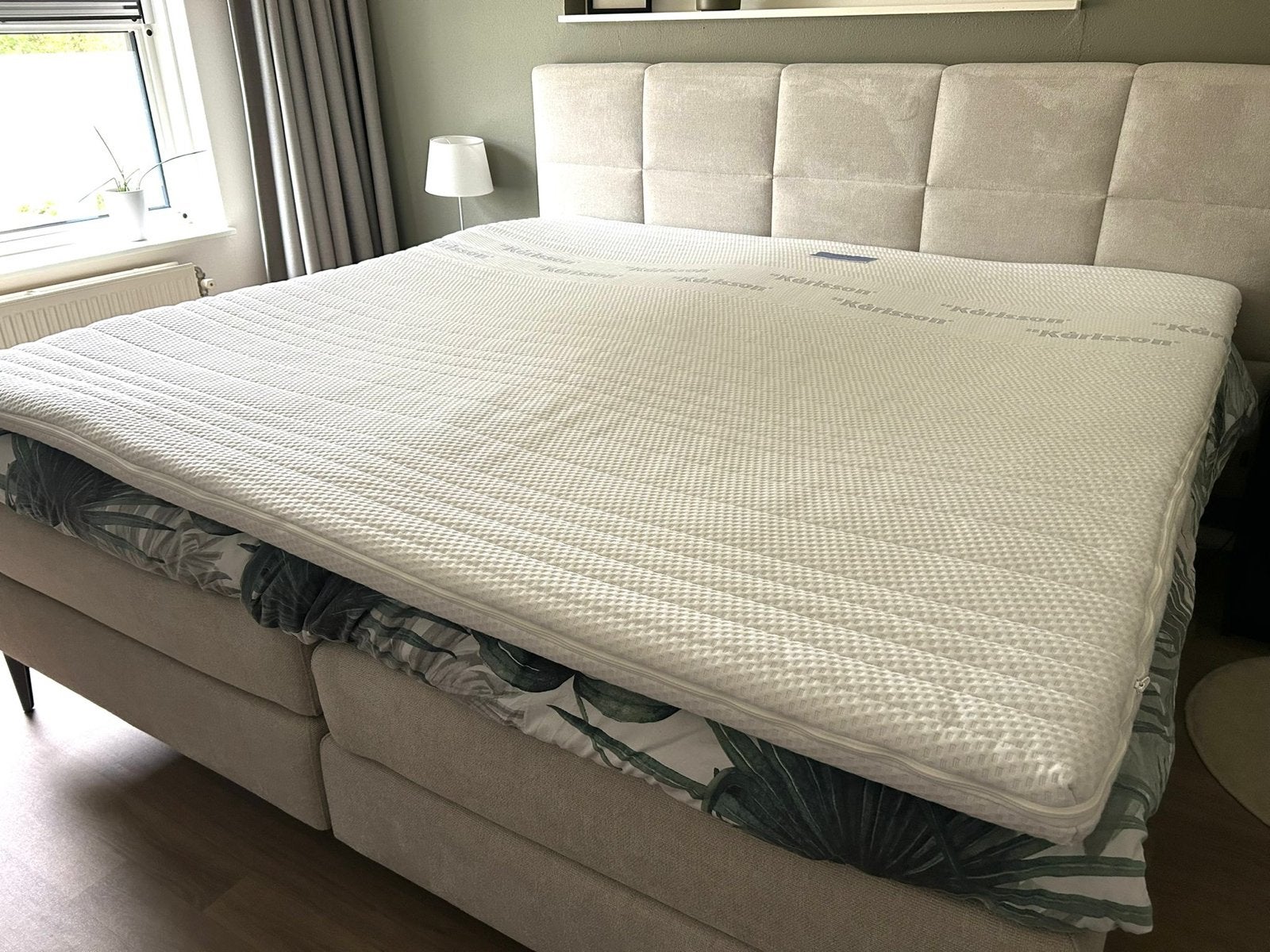 Topper Karlsson Vildår Visco 200x200 cm, Ophalen, Tweepersoons, Zo goed als nieuw, Overige maten