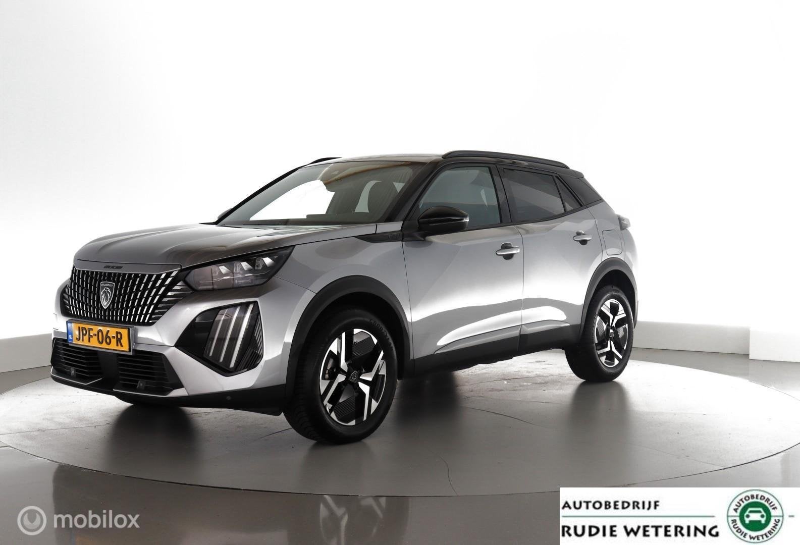 Peugeot 2008 1.2 Hybrid 136 GT automaat leer|led|cam360|ecc|, Auto's, 1272 kg, 136 pk, Gebruikt, 1199 cc