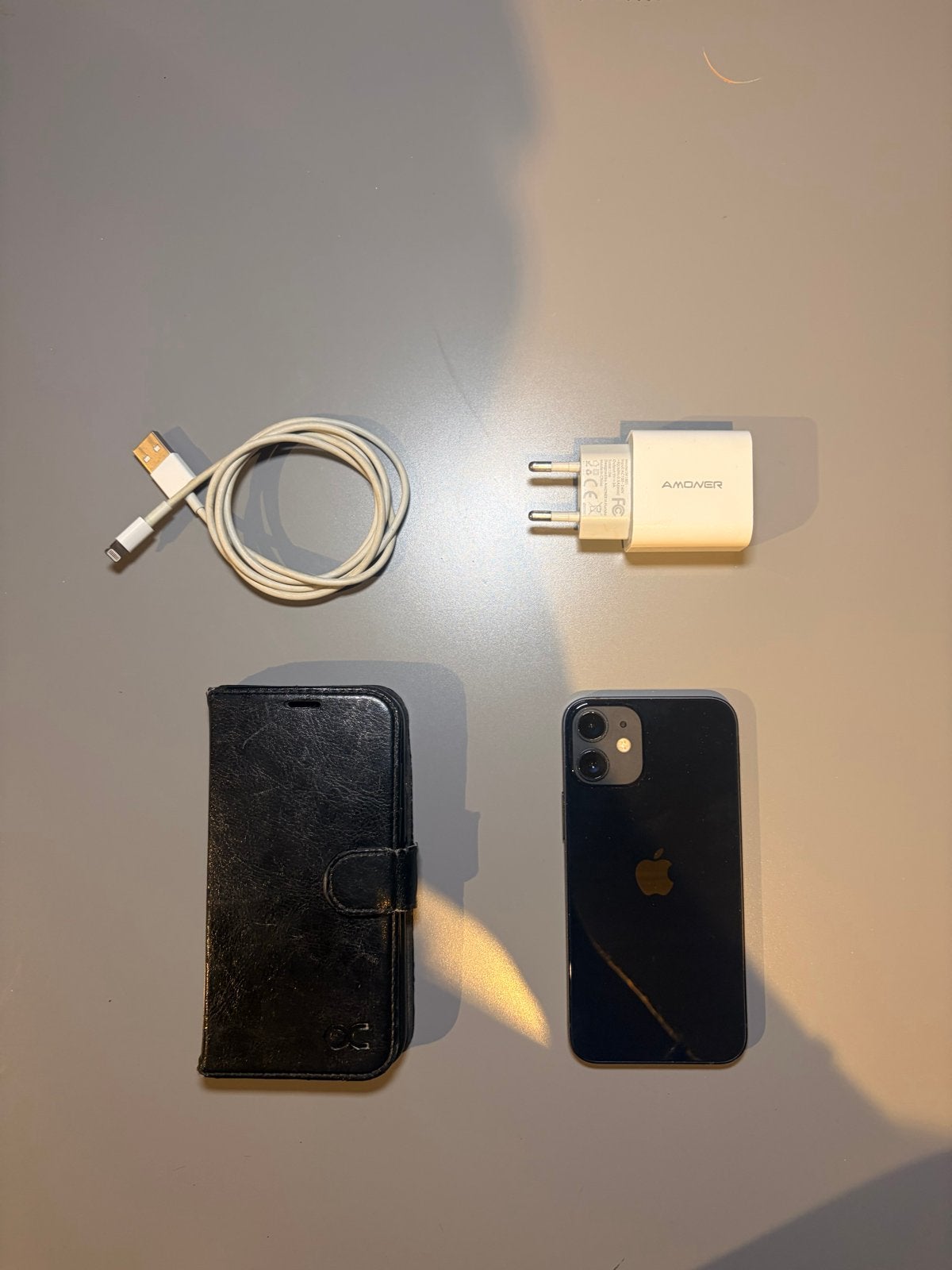 iPhone 12 mini Zwart 64GB - Goede staat, incl. accessoires, Telecommunicatie, Mobiele telefoons | Apple iPhone, Gebruikt, IPhone 12 Mini