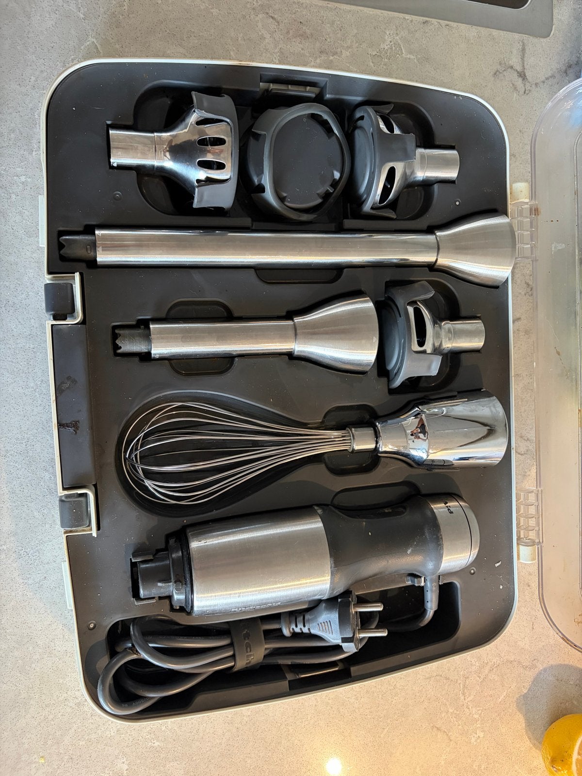 Kitchenaid staafmixer set met diverse opzetstukken, Ophalen, Gebruikt, Blender