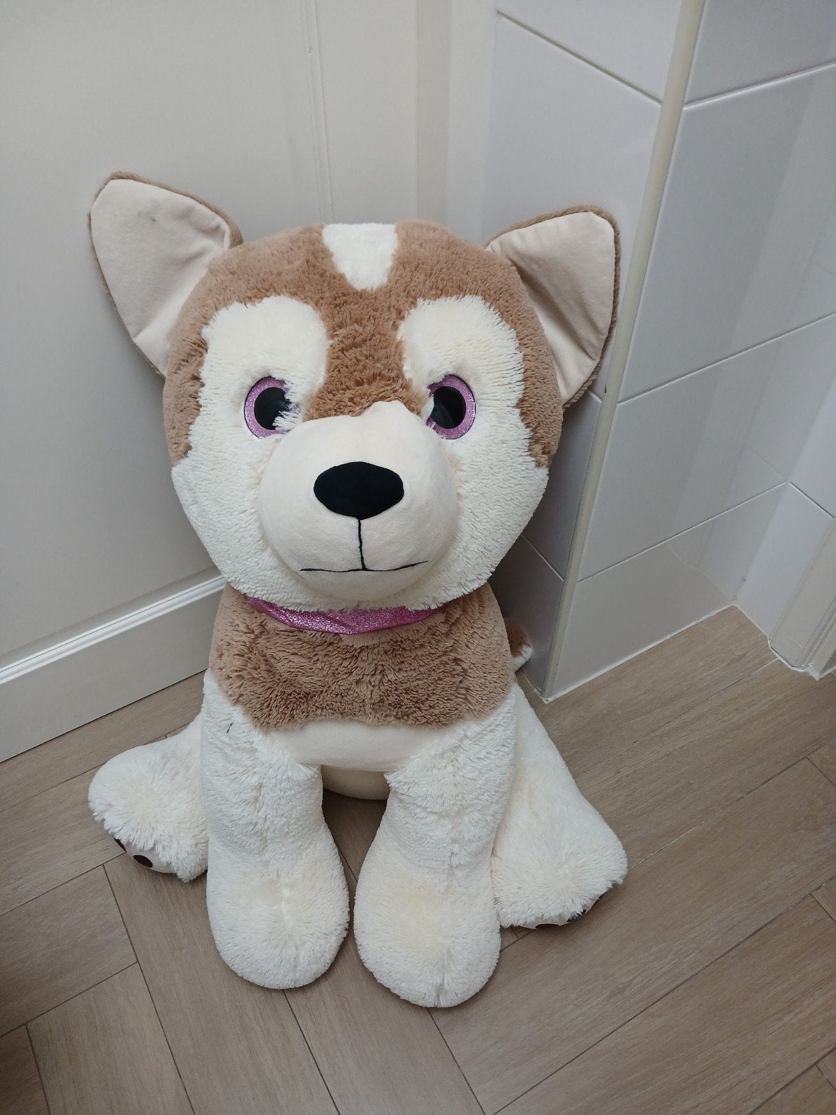 Super grote knuffel husky., Ophalen, Zo goed als nieuw, Overige typen