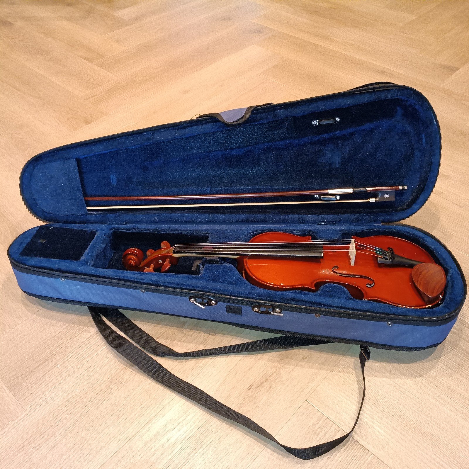 3/4 beginnersviool Prima Vera, Muziek en Instrumenten, Strijkinstrumenten | Violen en Altviolen, Gebruikt, 3/4-viool, Viool, Ophalen of Verzenden