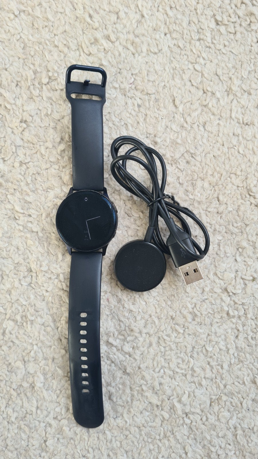 Samsung Galaxy Watch Active 2 - Zwart, Sieraden, Tassen en Uiterlijk, Smartwatches, Gebruikt, Zwart, Ophalen of Verzenden, Samsung