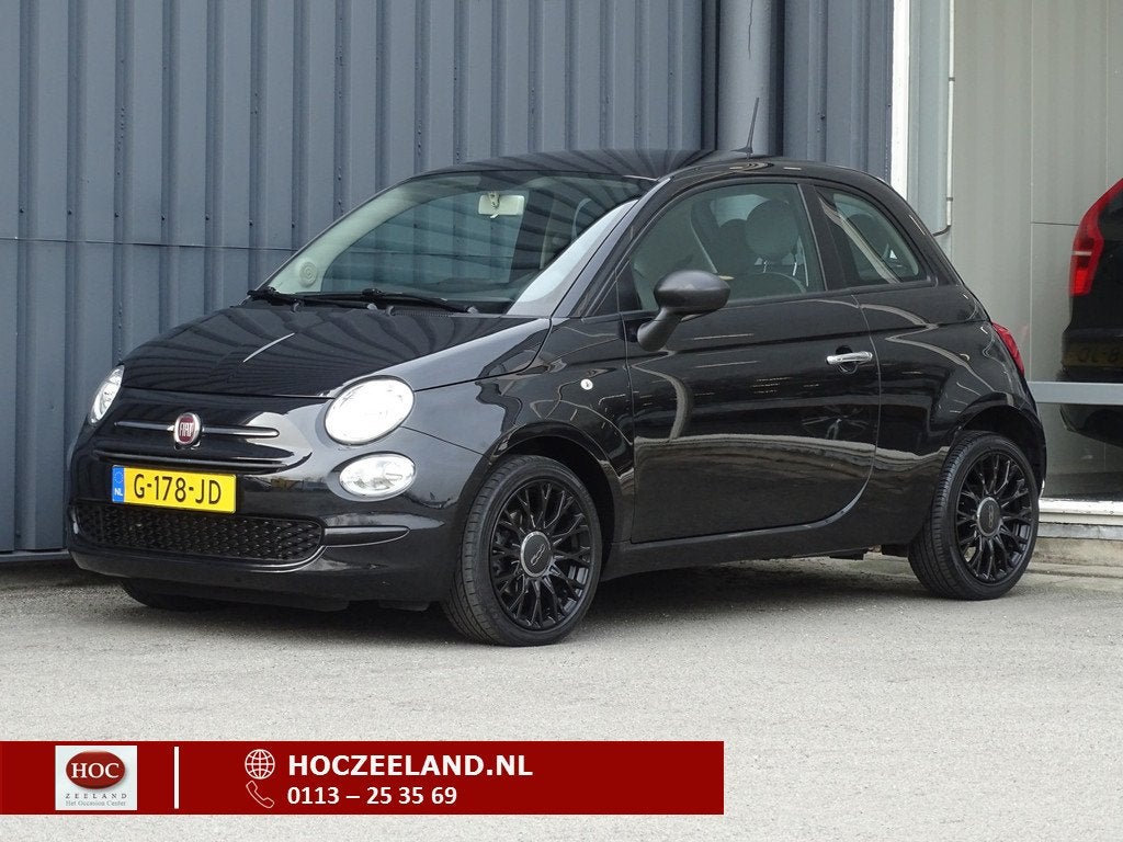 Fiat 500 0.9 TwinAir Turbo Young Bluetooth | 16" | Cruise, Auto's, Fiat, Stof, Start-stop-systeem, Zwart, Origineel Nederlands