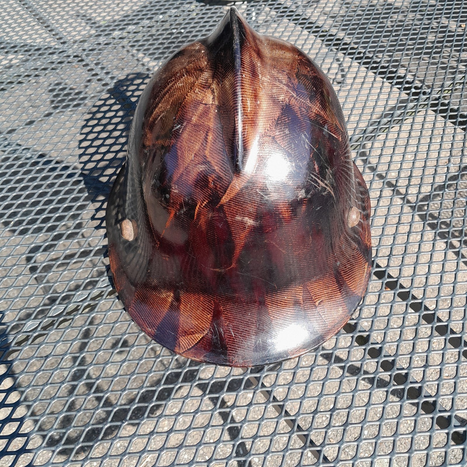 Bakelieten brandweerhelm Polen 1950, Verzamelen, Ophalen of Verzenden