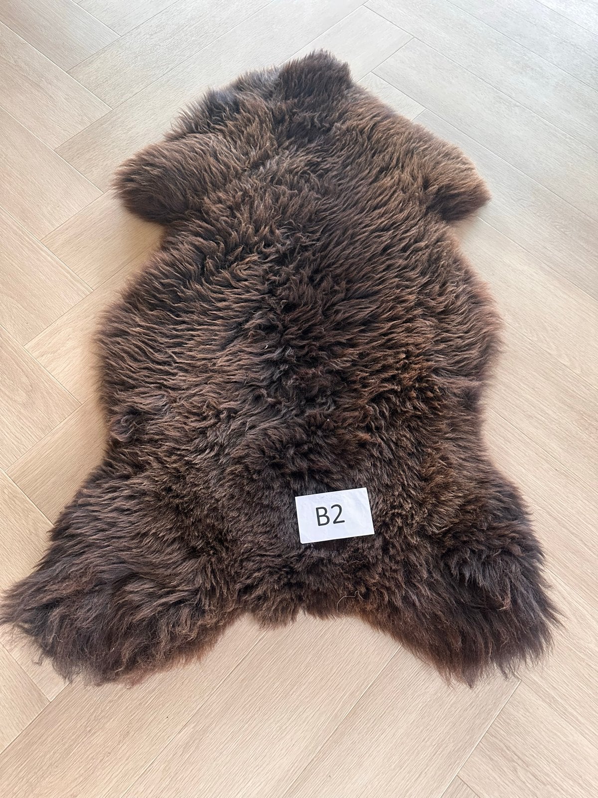 Bruine Luxe Schapenvacht, Huis en Inrichting, Ophalen, 100 tot 150 cm, Bruin, Nieuw