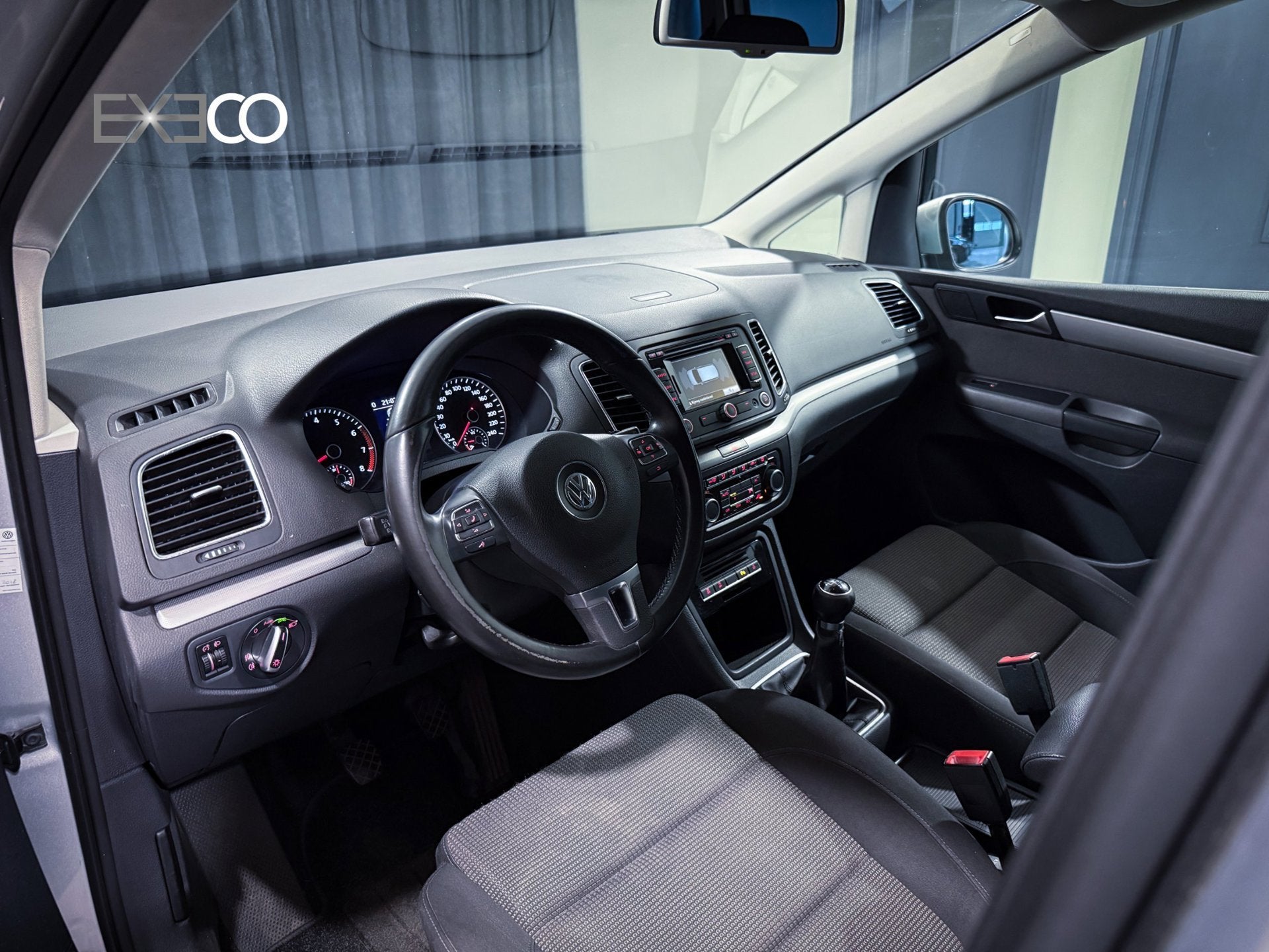 Volkswagen Sharan 1.4 TSI Comfortline 7p. |NAP|Cruise|Climat, Voorwielaandrijving, Stof, Zwart, 4 cilinders