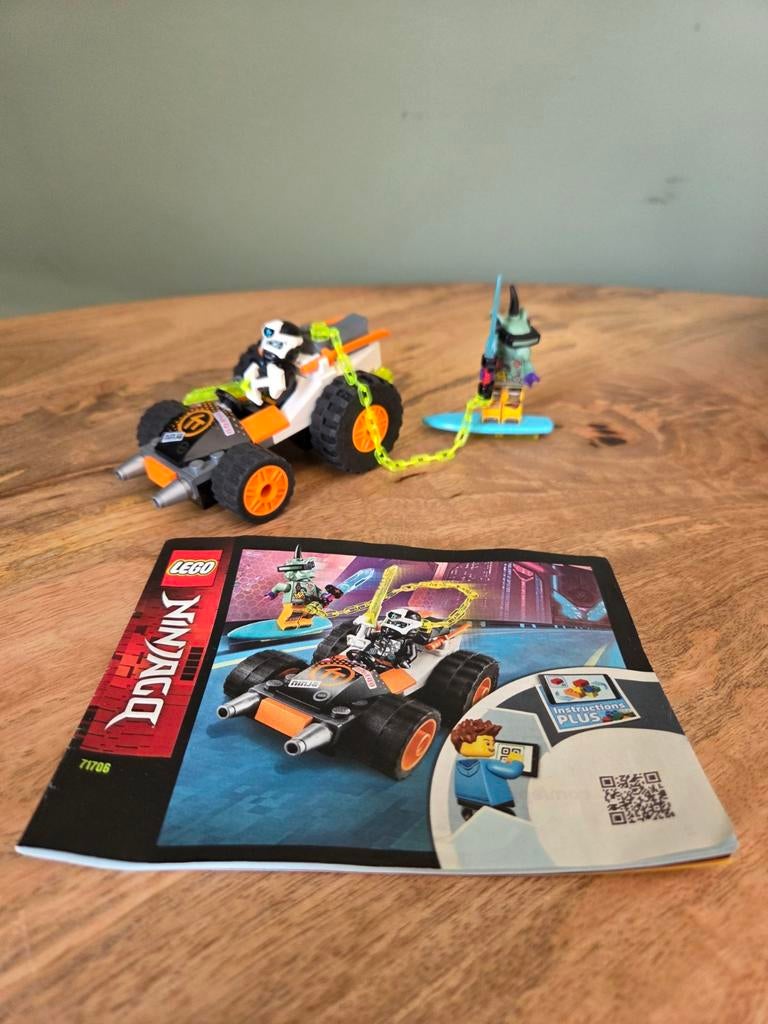 LEGO Ninjago 71706 Cole's Speeder Car met instructieboekje, Kinderen en Baby's, Speelgoed | Duplo en Lego, Ophalen of Verzenden