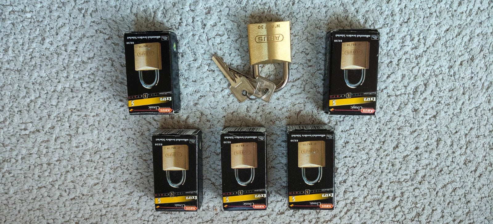 Hangslot Abus, Ophalen of Verzenden