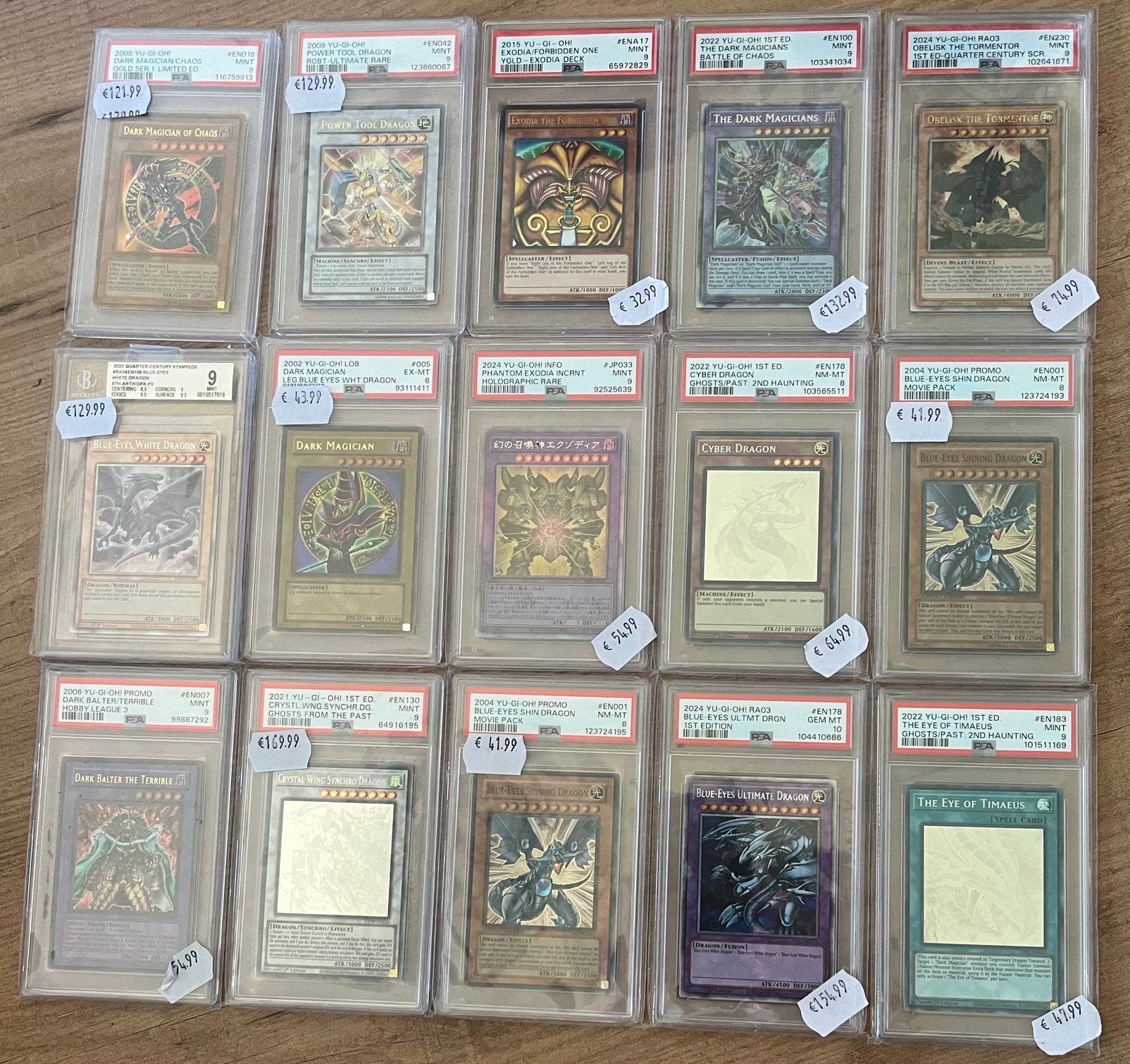 Yu-Gi-Oh PSA BGS slabs op voorraad!, Hobby en Vrije tijd, Verzamelkaartspellen | Yu-gi-Oh!, Zo goed als nieuw, Ophalen of Verzenden