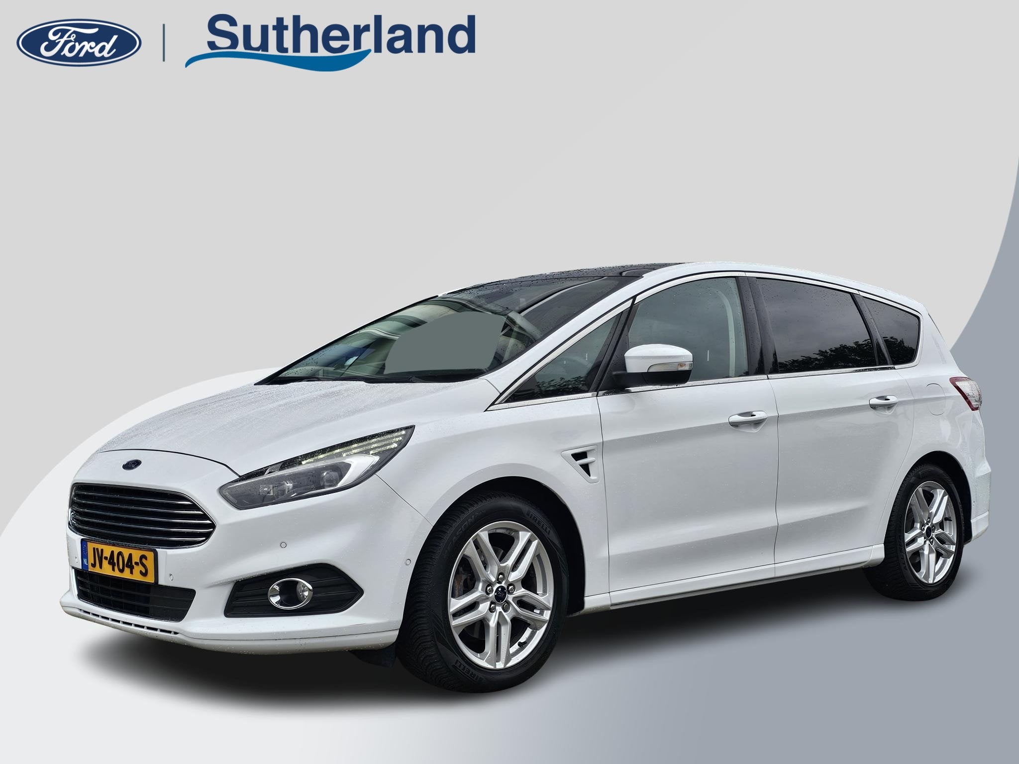 Ford S-Max 2.0 Titanium 7p. Perfect onderhouden | Panoramada, Auto's, Ford, Stof, 4 cilinders, Stoelverwarming, 7 stoelen