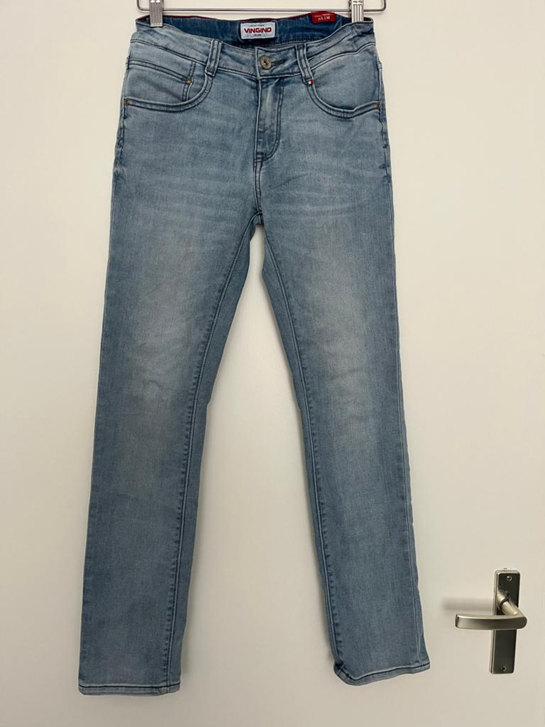 2 Skinny Jeans Jongens Maat 152 - Vingino & Retour, Ophalen of Verzenden, Zo goed als nieuw, Jongen, Broek