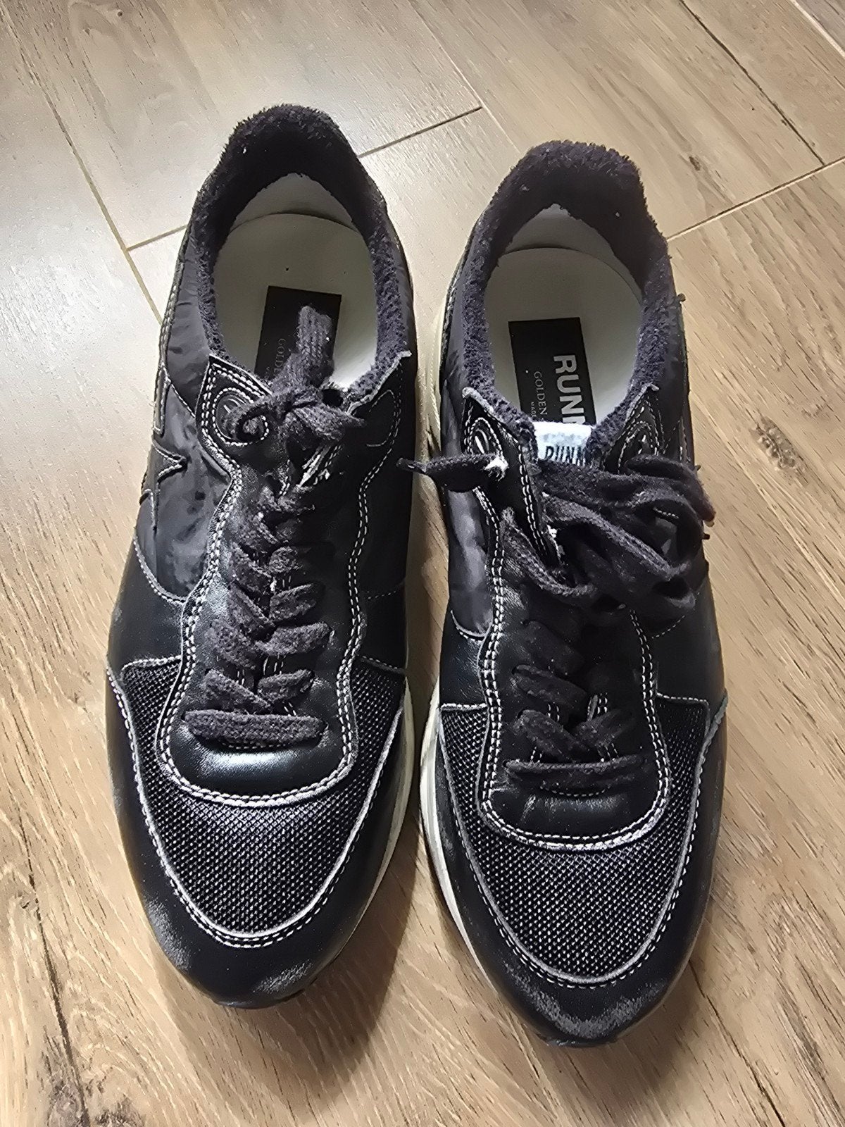 Golden Goose Running Sneakers - Maat 40, Ophalen of Verzenden, Zo goed als nieuw, Zwart, Sneakers of Gympen