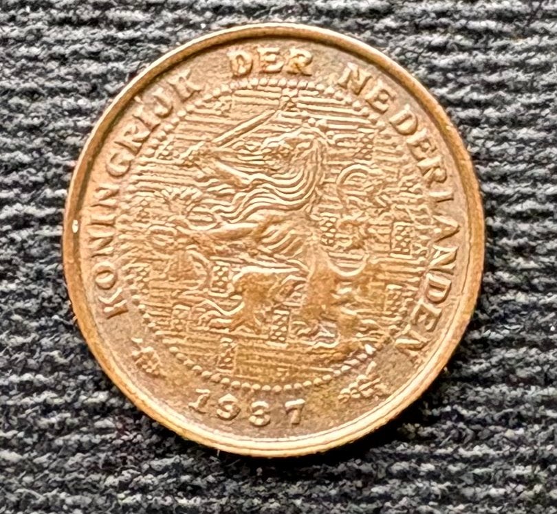Zeldzame 1/2 Cent Munt uit 1937 - Koninkrijk der Nederlanden, Ophalen of Verzenden, Koningin Wilhelmina, 1 cent, Losse munt