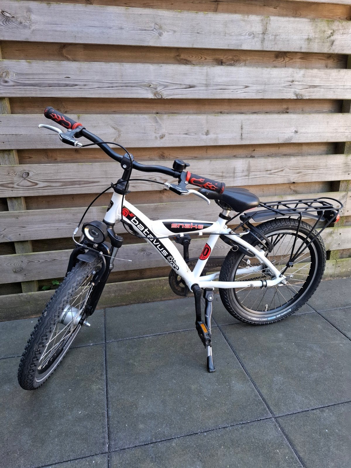 Batavus Snake Kinderfiets 20 inch, Fietsen en Brommers, Ophalen, Gebruikt, Batavus Snake, Terugtraprem