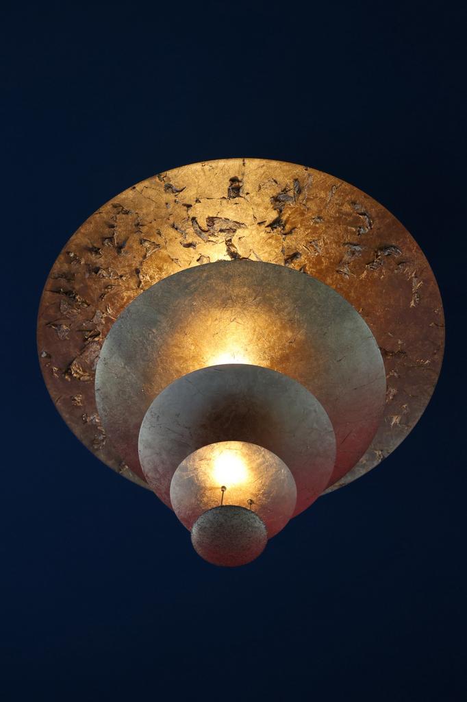 Design kroonluchter Catellani & Smith Macchina Bladgoud, Ophalen, Gebruikt, Overige materialen, Design