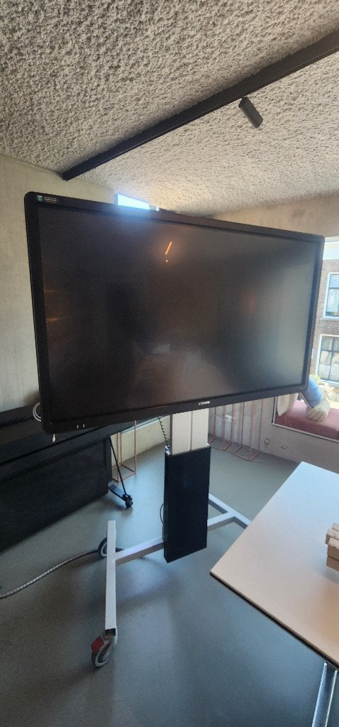 CTOUCH Touchscreen TV op Verrijdbare Standaard, Audio, Tv en Foto, Televisies, 50 Hz, LCD, Zo goed als nieuw, 100 cm of meer