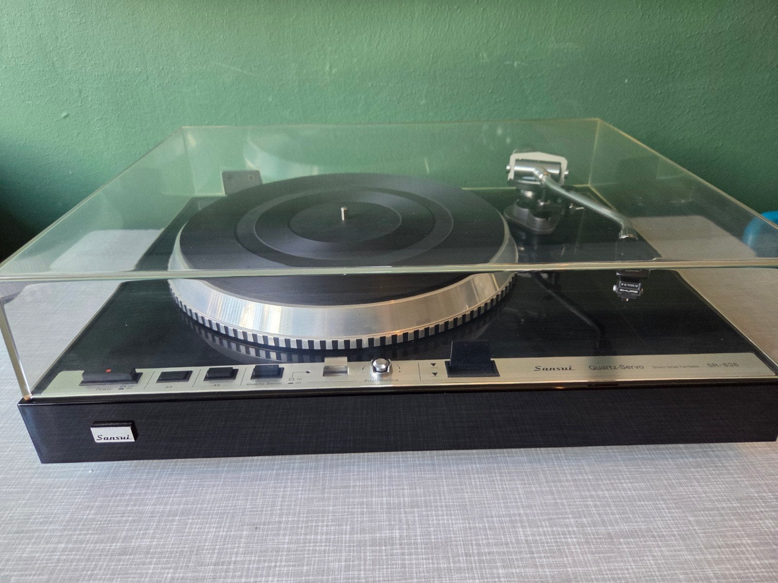 Sansui SR-838 Quartz-Servo Direct-Drive Platenspeler, Ophalen, Overige merken