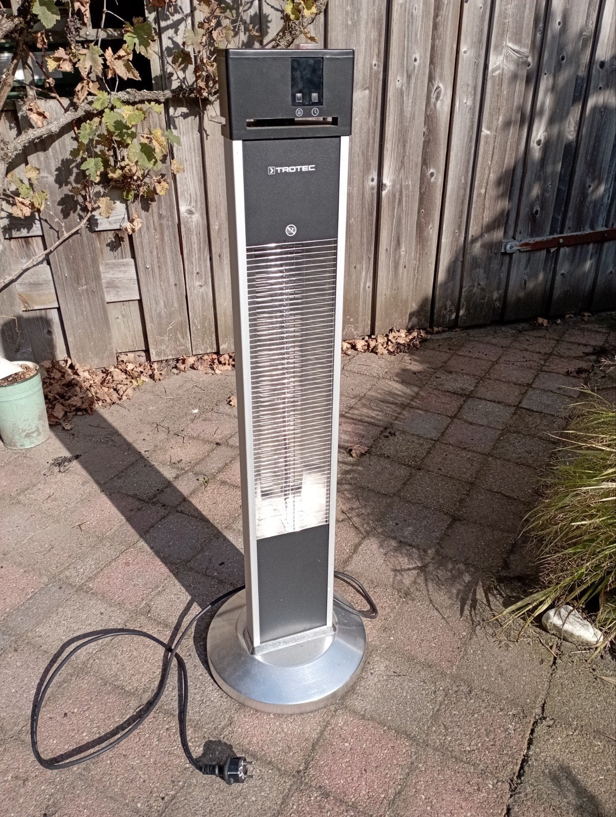Trotec Terrasverwarmer IRS 2000 E - 1 meter hoog, Tuin en Terras, Gebruikt, Vloer, Waterbestendig, Ophalen
