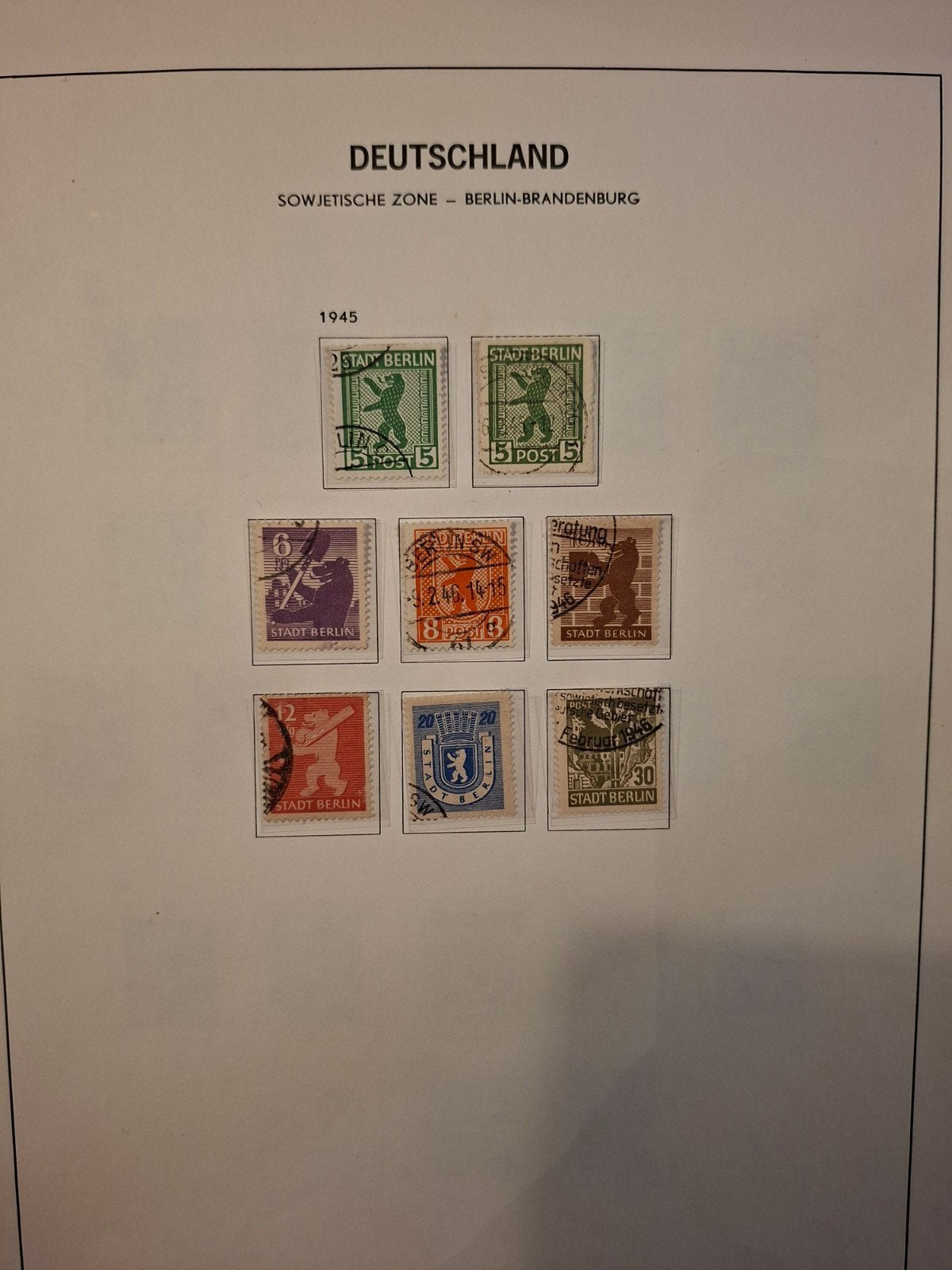 postzegels van Duitsland, Russische zones., Ophalen of Verzenden, Buitenland