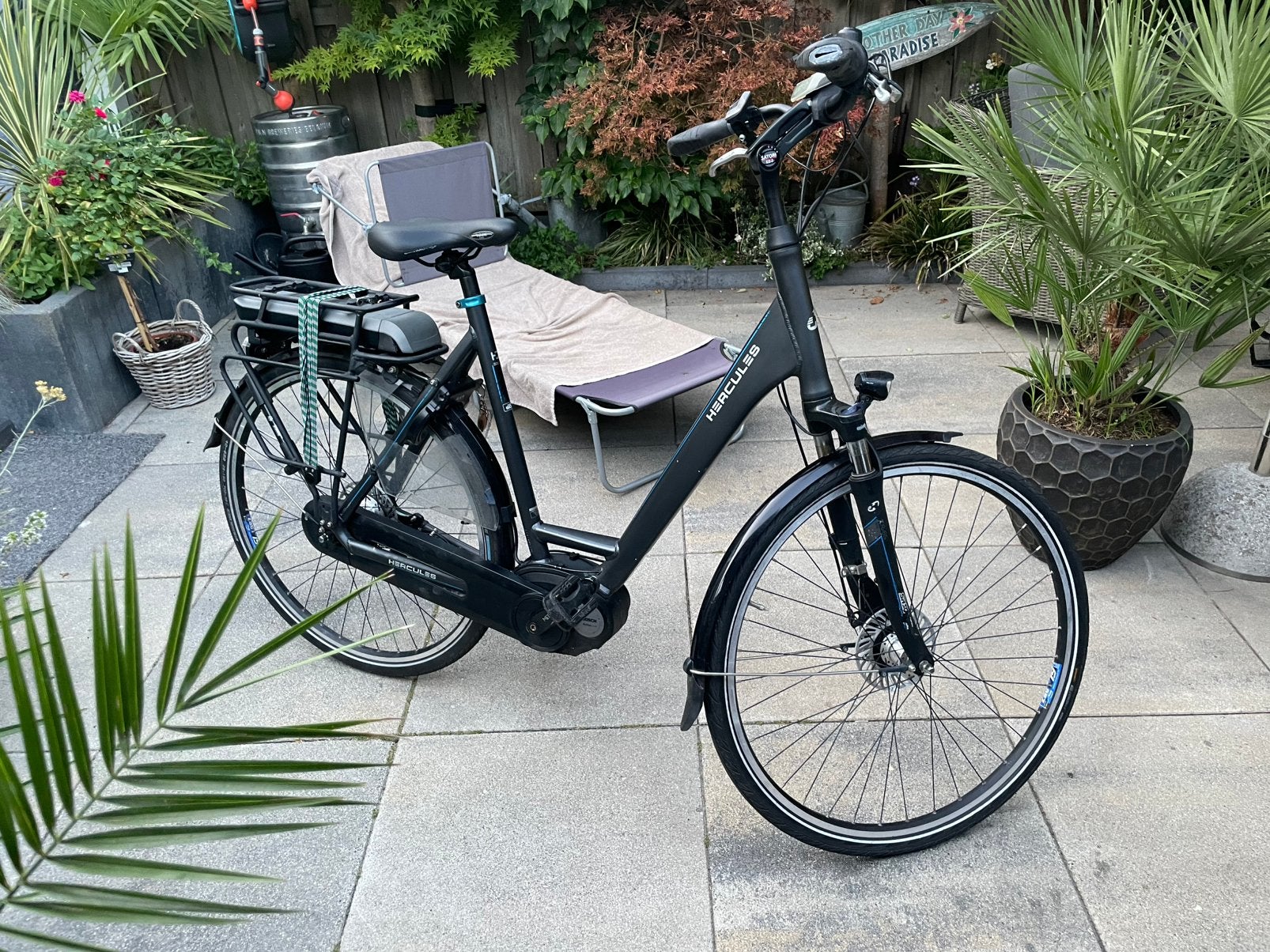 Hercules ebike, Gebruikt, 59 cm of meer, 50 km per accu of meer, Ophalen