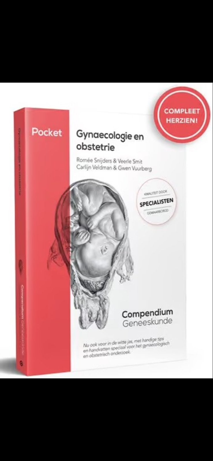 Pocket Gynaecologie en obstetrie - Compendium Geneeskunde, Ophalen of Verzenden, Beta, Zo goed als nieuw, WO