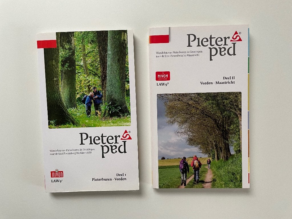 Pieterpad route boekjes deel 1 en 2, Overige merken, Fiets- of Wandelgids, Europa, Ophalen of Verzenden