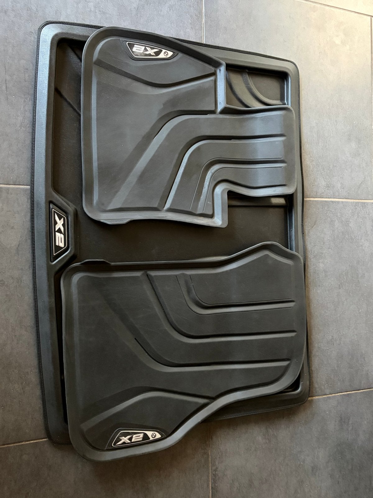Originele Rubberen Mattenset BMW X2 (2017-2023), Ophalen of Verzenden, Gebruikt