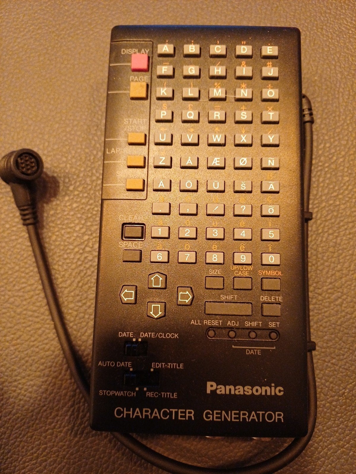 Panasonic Karaktergenerator VW-CG1E - Video Accessoir, Gebruikt, Panasonic, Overige typen, Overige soorten