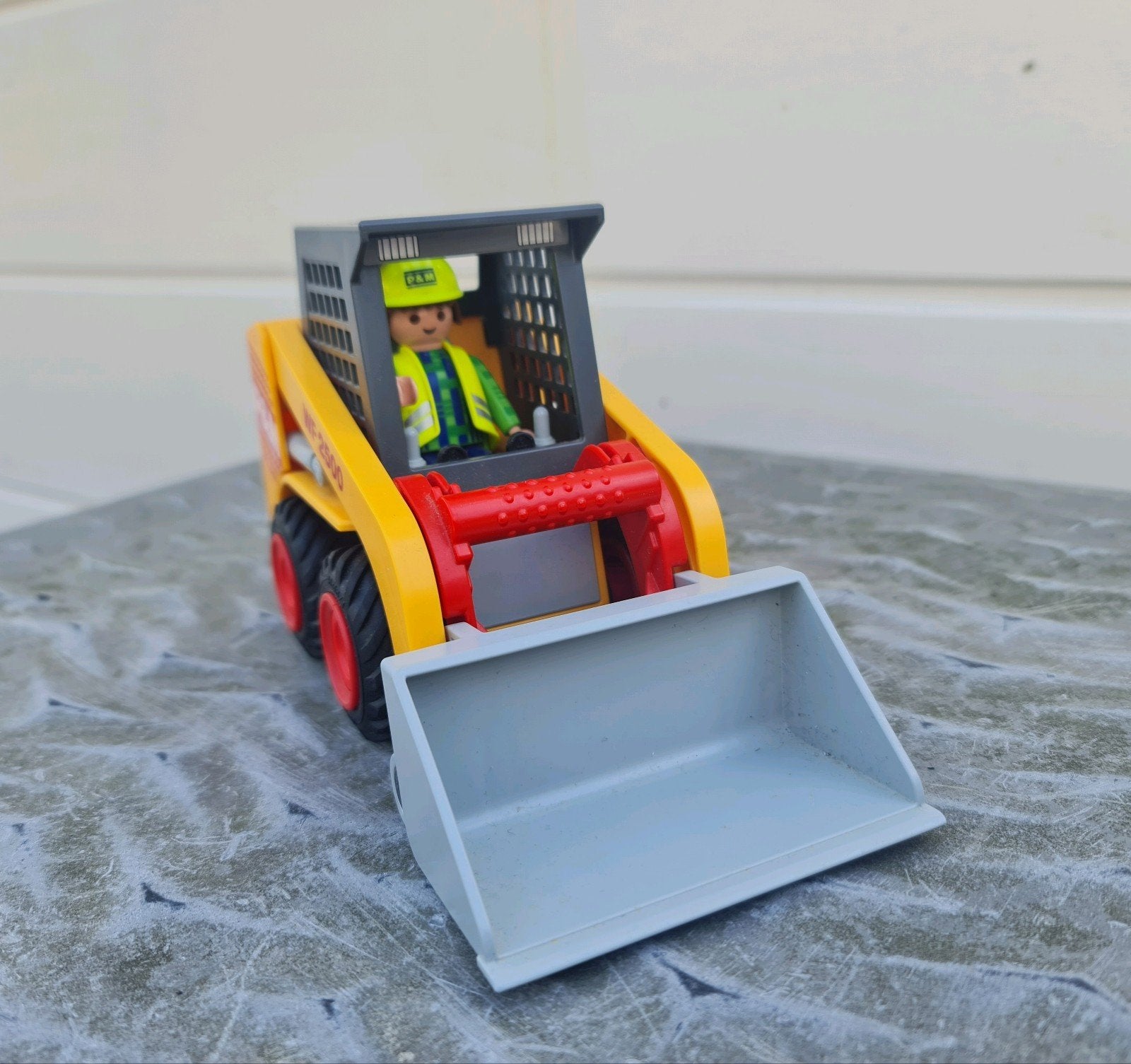 Playmobil mini lader met werkman 4477, Complete set, Voertuig, Ophalen of Verzenden, Zo goed als nieuw
