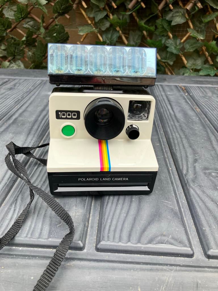 Polaroid Land Camera 1000 met flitser, Audio, Tv en Foto, Fotocamera's Analoog, Ophalen of Verzenden, Gebruikt, Polaroid