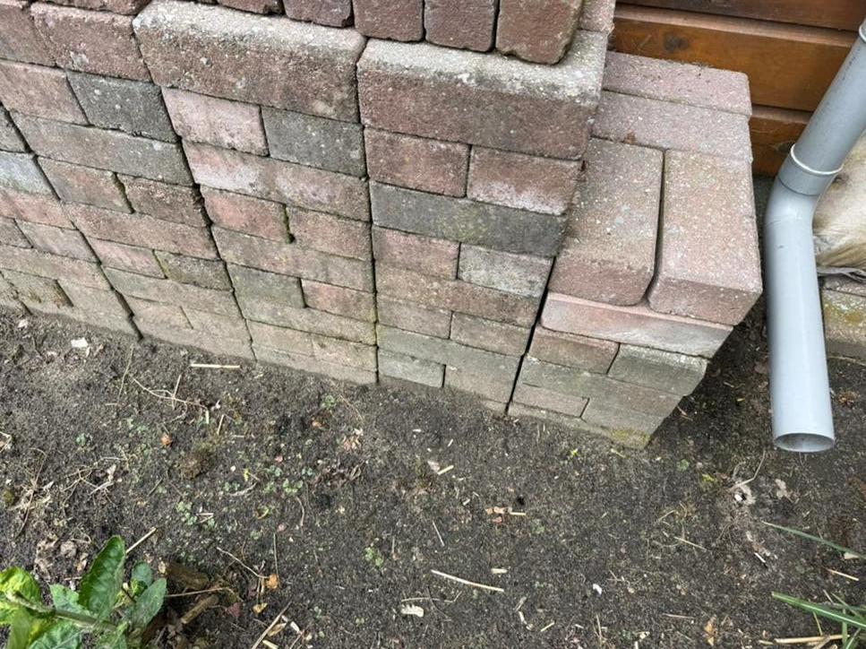 Gratis klinkers, Ophalen, Gebruikt, Beton, Klinkers