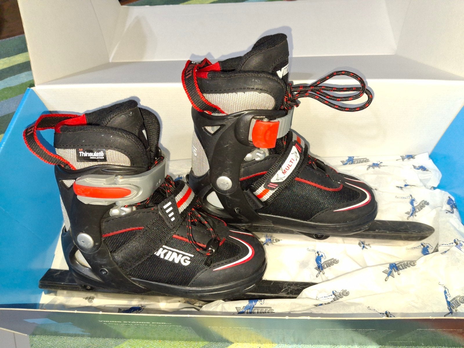 Viking Multi schaatsen, verstelbaar maat 28-31, Sport en Fitness, Schaatsen, Ophalen of Verzenden, Gebruikt, Combinoren, Viking