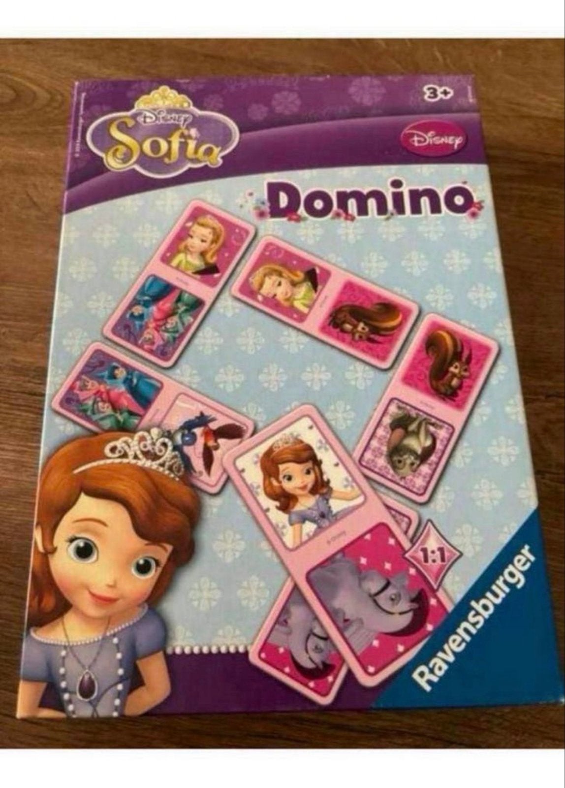 Disney Sofia het Eerste Domino spel van Ravensburger, Ophalen of Verzenden, Gebruikt, Meisje