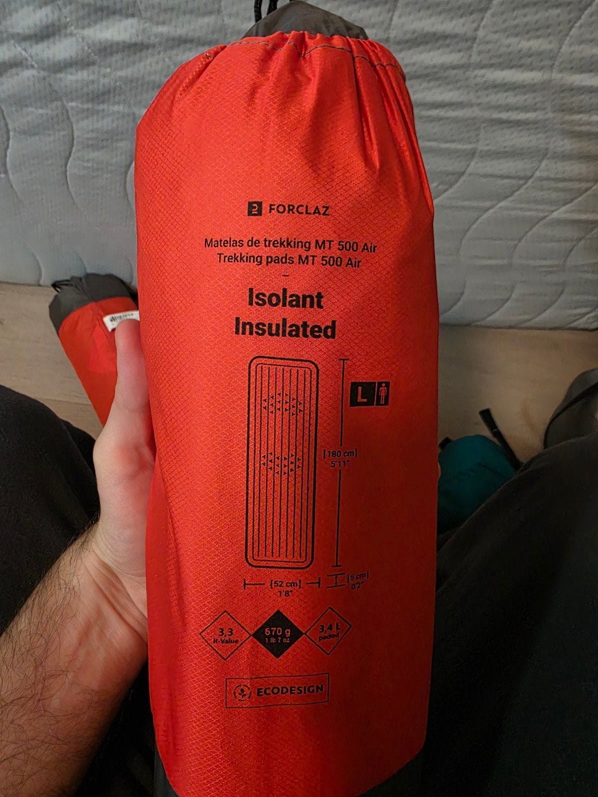 MT500 Air Insulated L trekkingmat – nieuw / nooit gebruikt, Caravans en Kamperen, Ophalen of Verzenden, Nieuw