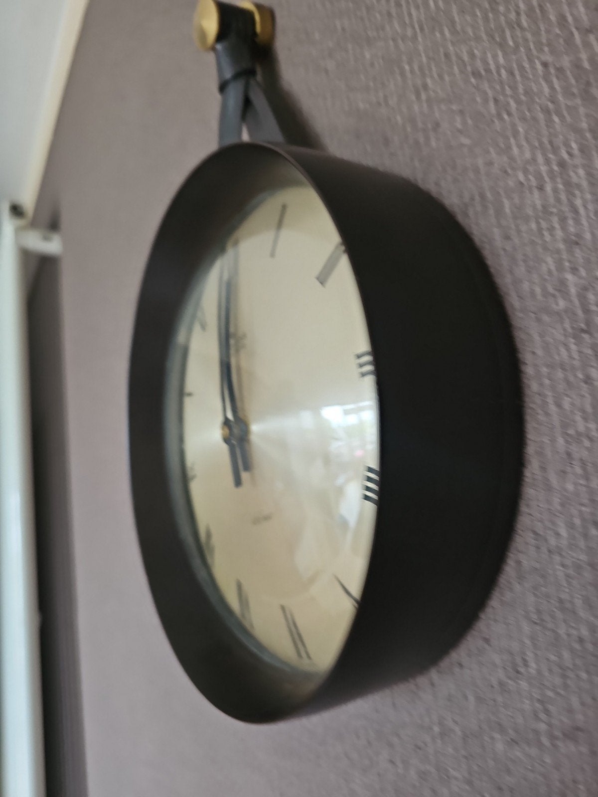 Vintage Junghans ATO-MAT wandklok werkend Made in Germany, Ophalen of Verzenden