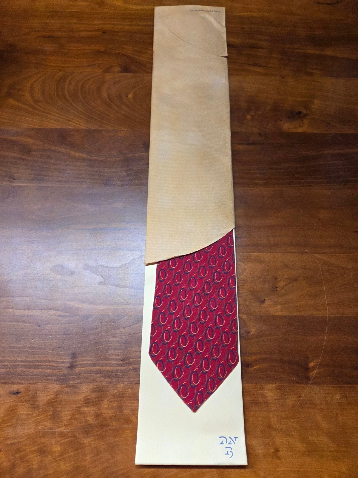 Originele das in verpakking van De Nederlandsche Bank, Ophalen of Verzenden, Nieuw, Rood, Met patroon