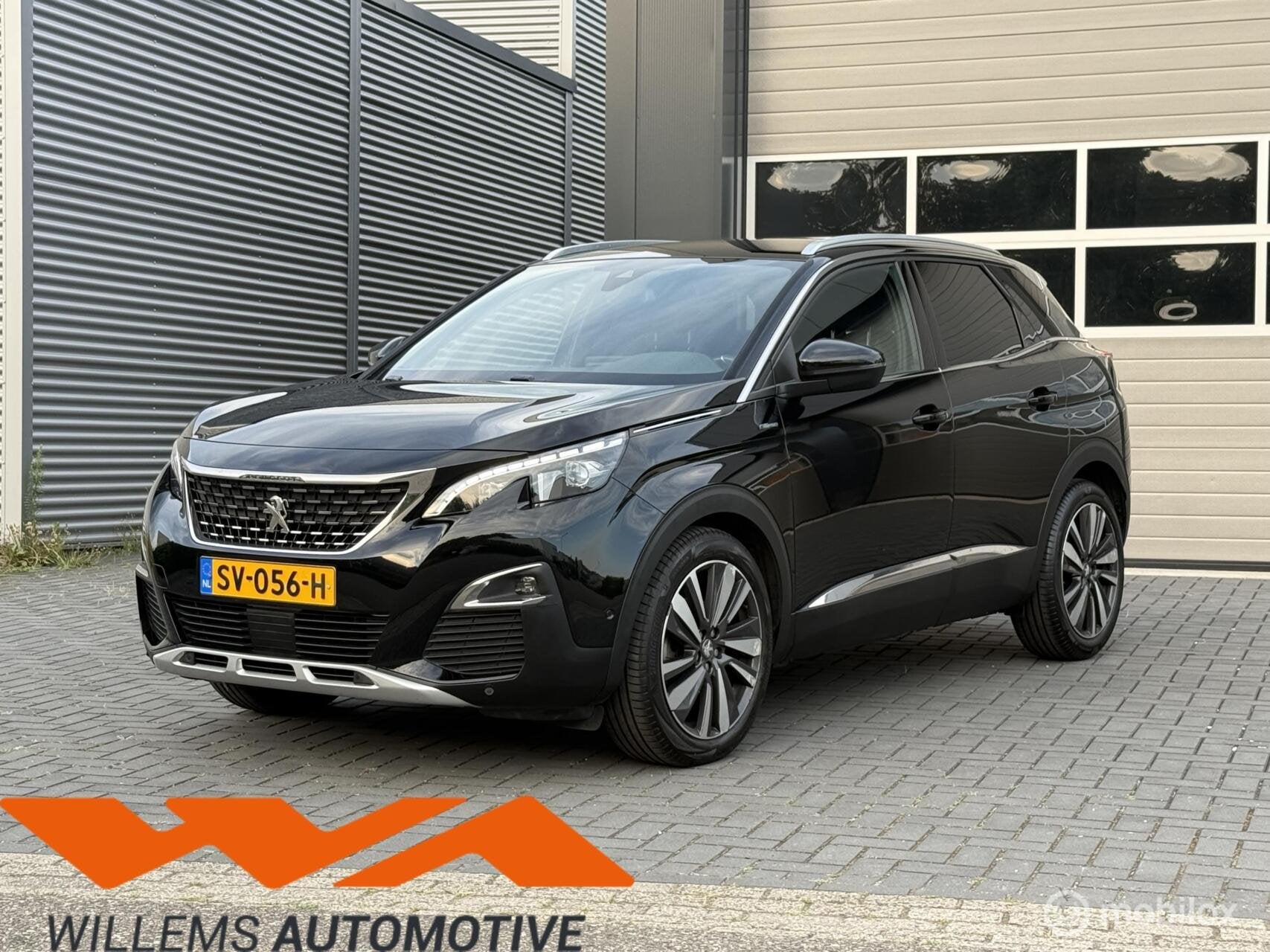 Peugeot 3008 1.2 PureTech GT Line Led|Camera|19'inch|Focal, Euro 6, Leder en Stof, Zwart, Origineel Nederlands