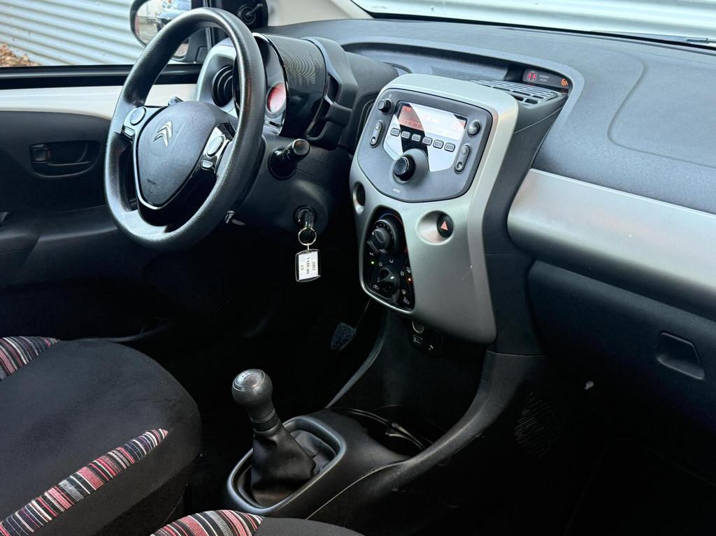 Citroen C1 1.0 e-VTi Selection Cruise Led Airco 5 Drs NL Aut, Auto's, Voorwielaandrijving, Stof, Gebruikt, Met garantie (alle)
