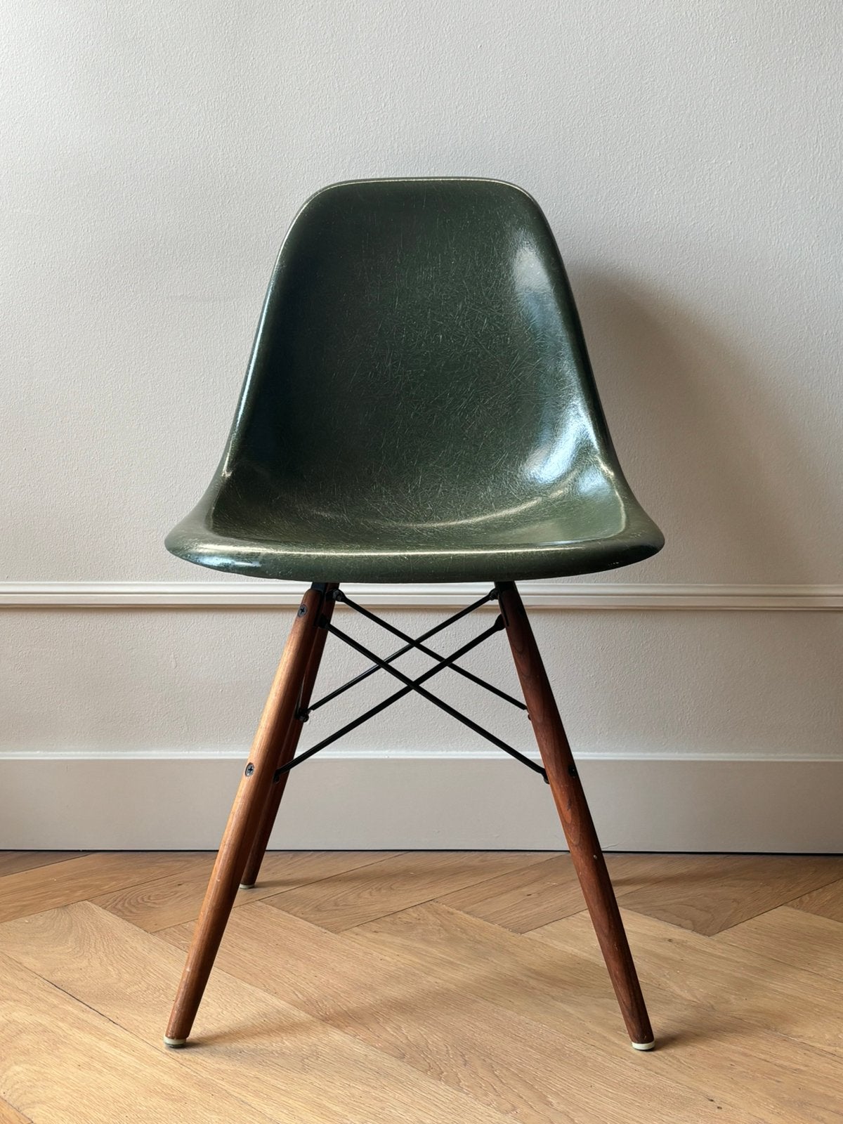Origele glasvezel stoel van Eames/Herman Miller, Ophalen, Overige materialen, Overige kleuren, Eén