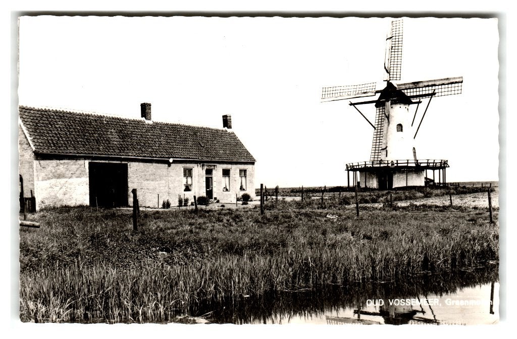 Oud-Vossemeer, Graanmolen, Verzenden, 1960 tot 1980, Gelopen, Zeeland