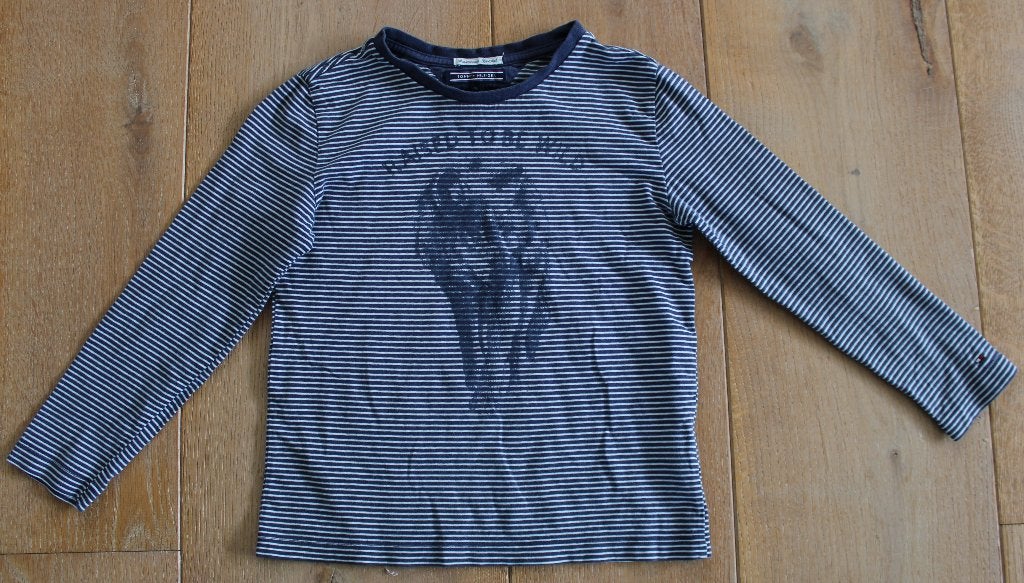 Longsleeve van Tommy Hilfiger 116, Gebruikt, Ophalen of Verzenden, Tommy Hilfiger, Shirt of Longsleeve